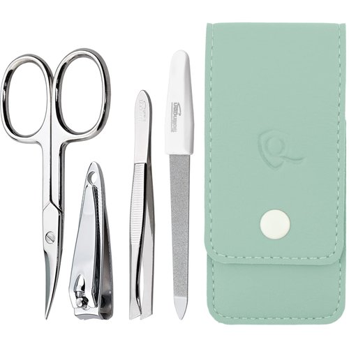 marQus manicure set 4-piece travel set with file from Solingen nail care set nail scissors set and nail set
