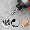 APRW Stubby Drill Bit Set for Metal,6 pcs 1/4" Hex Shank M2 HSS for Quick Change,Short Drill Bits for Right Angle Adapter and Tight Spaces,Metal Drill Bits for Metal, Wood, Plastic, etc.