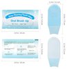 Beavorty Cleaning Wipes 50 Pcs Disposable Deep Cleaning Teeth Wipes Finger Toothbrush Oral Finger Wipes Teeth Whitening Wipes Oral Cleaning Wipe for Oral Brush Ups Mini Toothbrush