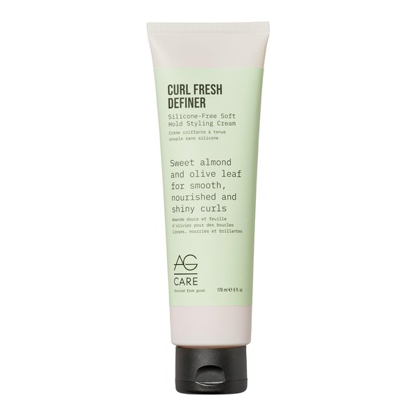 AG Care Curl Fresh Definer Silicone-Free Soft-Hold Styling Cream, 6 Fl Oz