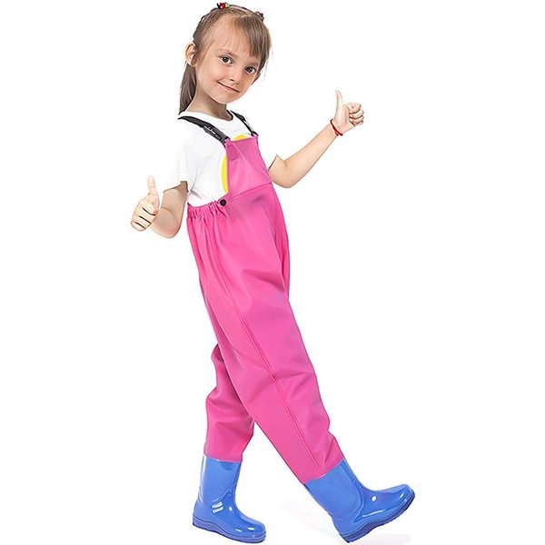 Luwint Kids Chest Waders for Girls, Youth Fishing Waders with Boots Children Hunting Wader Waterproof Lightweight Bootfoot