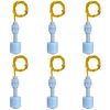 Anndason 6 Pieces Plastic PP Float Switch Fish Tank Liquid Water Level Sensor,Model: DP5200