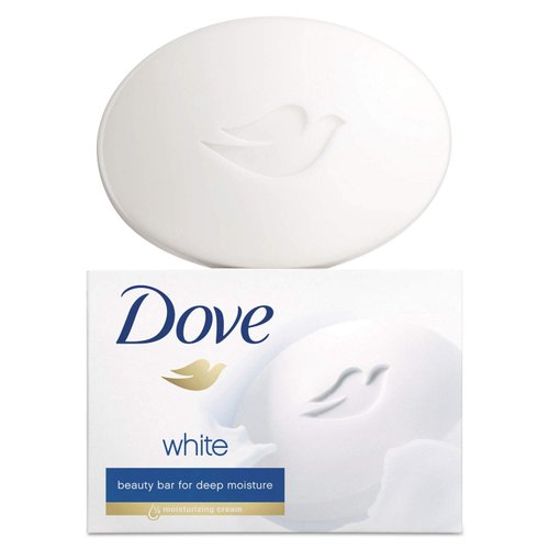 Dove 61073EA White Beauty Bar, Light Scent, 2.6 oz (UNI61073EA)