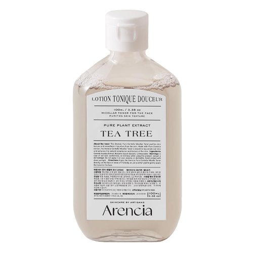 Arencia Tea Tree Hydrating Toner for Face, 3.38 oz, Purifies Skin Texture