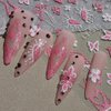 Glitter Nail Stickers for Nail Art Reflective Flame Butterfly Nail Decals Pink White Flower Nail Art Stickers for Nail Designs Star Heart Stickers for Nails French Tip Nail Stickers for Girls Women