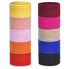 La Tartelette 4 mm Elastic Bands Hair Ties Children Rubber hair headbands - 50 Pcs (Pink)