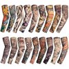 HOVEOX 18Pcs Tattoo Sleeves Temporary Tattoo Arm Sleeves Fake Tattoo Sleeves Temporary Tattoo Sleeves Arm Sleeves for Men Women