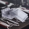 Clipper Blade Holder Plastic Storage Box Hair Clipper Blades Storage Case Clipper Guide Comb Organizer Hair Salon Supplies for Barber Hairdresser Stylist Clipper Guard Organizer