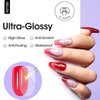 Gellen 18ml Gel Top Coat, Superior High Gloss Shiny Nail Top Coat, Soak off UV LED Drying Polish Finish, Long Lasting Top Coat Gel for Starter Nail Salon at Home DIY Nail Art Manicure