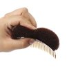 Juroicessry 2 Pcs Brown Hair Volumizer Clip Bump It Up Volume Hair Base Styling Clip Braid Insert Tool for Women's Beehive Hairstyle and Crown Shapers
