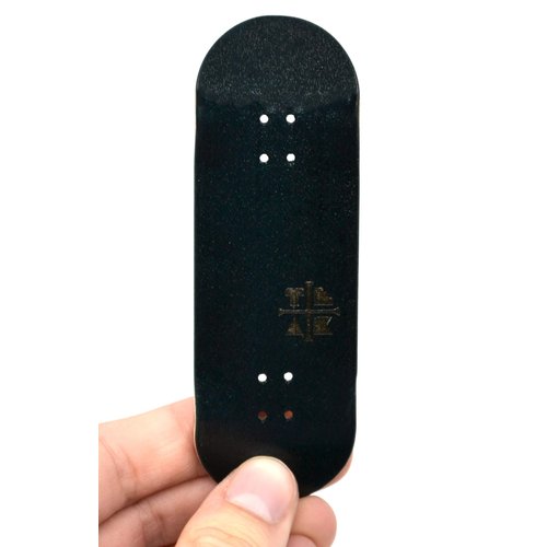 Teak Tuning Prolific Wooden Fingerboard Deck, Black Mamba - 34mm x 97mm - Handmade, Pro Shape & Size - Five Plies Wood Veneer - Includes Prolific Foam Tape