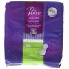 Poise Liners for Light Bladder Leakage, Long Length, Very Light Absorbency, 44 Count (Pack of 2)