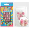 Vivace 4Pack 48Tips Color Changing Under Sun Fake Nails, Artificial Preglued Junior Sticker Nails 11461 etc (Sun 1)
