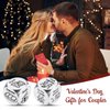Boyfriend Valentines Gift Basket, 2PCS Food Activity Decision Dice, Valentines Day Gifts for Him Her, Date Night Gifts for Couples, Anniversary Wedding Gifts for Couples, Gag Gifts for Women Men