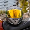 Soman RF-1200 RF 1200 Visor Replacement, X14 Motorcycle Helmet Visor Compatible with RF-1200 CWR-1 X14 Z7 X-Spirit (Gold)