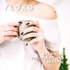 YLOKO Finger Tattoo Stickers, 3 Sheets Temporary Tattoo Stickers, Adult Women Semi Permanent Henna Tattoo, Hand Fake Tattoos, Lasts 7-14 Days, Waterproof, Matte Deep Blue - S7