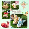 31 Pieces Fairy Garden Accessories Miniatures Fairy House Supplies Girl Fly Wing Dollhouse Decor for Home Lawn Decoration