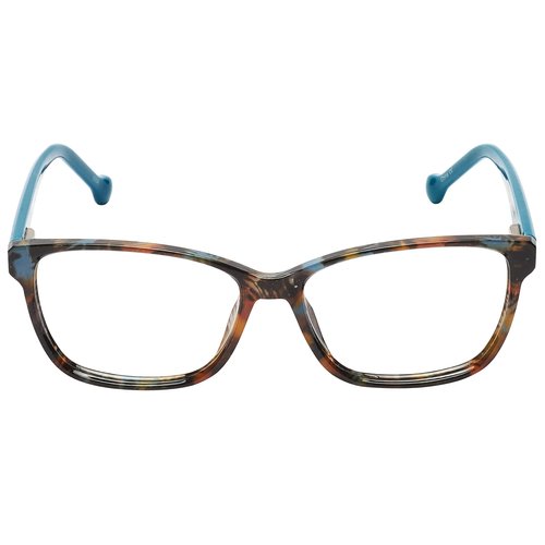 VK Couture Women's Mia Fashion Readers Rectangular Reading Glasses, Demi Green, 138 mm + 2.5