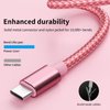SPEATE USB C Cable, Nylon Braided USB to USB C Cable, Type C Charger Fast Charging Cable [5-Pack, 3/3/6/6/10FT], USB A to USB C Cable for Phone 16/15/iPad, Galaxy S/Note/A, Pixel and More