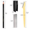 Waterproof Eyebrow Pencils Brow Pencil Set For Marking, Filling And Outlining, Tattoo Makeup And Microblading Supplies Kit-Eyebrow Shaper, Eyebrow Trimmers Blades