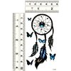 Umama Lot of 3 Mini Tattoos Butterfly Dreamcatcher Realistic tattoos Feather Dream Catcher Cartoon Waterproof 3D Men Women Arm Tattoo Temporary Tattoos Sticker Fake Tatoo Body