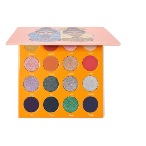 Juvia's Place Palette The Magic Mini - Bright and Bold Red, Shades of 16, Professional Eye Makeup, Pigmented Palette, Makeup Palette for Eye Color & Shine