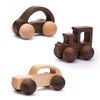 3PCS Wooden Baby Toys,Baby Grasping Toys Push Car Toys Montessori Toys Wooden Toy Vehicles,#2