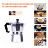 MVPLUE Classic Moka Pot 6 Cup 9 oz，Stovetop Espresso Maker Aluminum Silver，Cuban Coffee Maker， Greca，Make Delicious Coffee Easily at Home