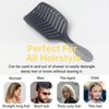 Detangling Brush, Dry and Wet Vented Detangler Hair Brush for Women and Men, Professional Paddle Curved Styling Hairbrush for Straight/Curly/Thick/Long/Wavy/Damaged Hair,Black…