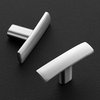 Ravinte 1-3/4 Inch Curved Cabinet Pulls Kitchen Cupboard Hardware Zinc Alloy Brushed Nickel Cabinet Pulls 1.75”Length,30 Pack