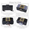 Bemecato Card Shuffler 1-2 Deck, Automatic Electric Playing Card Shuffler, Battery Operated Poker UNO Shuffling Machine, for Family Party Games
