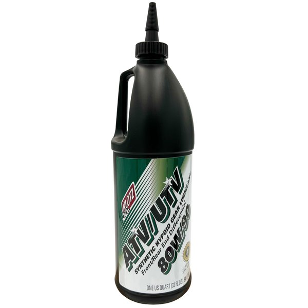 Klotz ATV UTV SXS 80W-90 Front & Rear End Differential Fluid Synthetic Klotz Oil Lubricant – 32 Ounce | Side by Side Transmission Differential Gear Protection, Corrosion Inhibitor, Anti-Wear