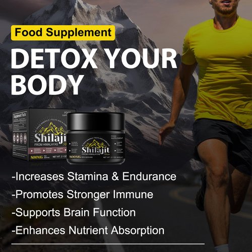 Pure Himalayan Organic Shilajit Resin - 800MG Gold Grade Natural Shilajit for Men & Women, with 85+ Fulvic Acid & Trace Minerals, Energy Boost, Immune Support