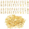 KALIONE 104 Pieces A-Z Alphabet Letter Charms, Gold Jewelry Charms for Making Jewelry, Alloy Spacer Beads, Metal Letter Pendant Charms for Bracelets Necklace Earring Jewelry DIY Crafts Making Supplies