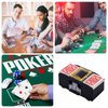 Unniweei Automatic Card Shuffler 1-2 Decks, Electric Battery-Operated Shuffler, Casino Card Game for Poker, Home Card Game, UNO, Phase10, Texas Hold'em, Blackjack, Home Party Club Game