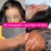13X6 Body Wave Lace Front Wigs Human Hair HD Lace Frontal Wigs for Women Natural Black Human Hair Wig Transparent Lace Frontal Body Wave 180 Density Human Hair Glueless Wig Pre Plucked Baby Hair