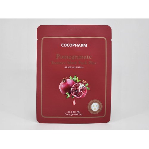 TNB Naturebyplus 8 Types Collagen Essence Korean Face Mask, Moisturizing Mask Sheet Pack, Korean Skin Care For All Skin Types. (Pomegranate)