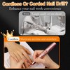 LEDSUUEI Cordless Electric Nail Drill: 30000RPM Professional Electric Nail File for Acrylic Polish Gel Nails Removal Rechargeable Nail Dril with Nail Drill Bits Sanding Bands(Rose Gold)
