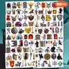 105PCS Medieval Knight Temporary Tattoos Stickers Theme Birthday Party Decorations Supplies Favors Decor Brick Stone Crown Castle Soldier Tattoo Sticker Gifts For Boys Girls Class Prizes Carnival