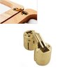 MIAO JIN 12 Pcs 10mm Brass Barrel Hinges Hidden Invisible Cabinet Furniture Hinges Concealed 180 Degree Opening Angle
