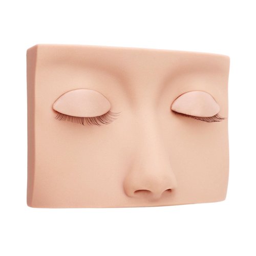Lash Mannequin Head, Removable Silicone Replacement Eyelash Mannequin Head, Lash Extension Training Practice Head Eye Lash Extension for Lash Practice Makeup Eyelash Extensions ()