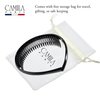 Camila Paris AD110 French Headband for Women, Black, Strong Hold Grip Women's Hair Band, Very Flexible, No Slip and Durable Styling Girls Hair Accessories, Made in France