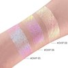 CHARMACY Liquid Duochrome Eyeshadow, Multi-Dimensional Eye Looks, Long Lasting Glitter Eye Shadow Sets Metallic Pigments, Quick Drying, Sparkling Shiny Eye Makeup for Beginners, 1.6g (#05)