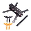 Readytosky 250mm FPV Racing Drone Frame 5 Inch Carbon Fiber Quadcopter Frame Kit with 4mm FPV Frame Arms+Lipo Battery Strap
