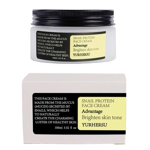 Korean Snail Mucin 93% Moisturizing Cream, Collagen Lifting &amp; Firming Cream, Daily Facial Repair ...
