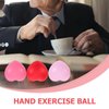 Beavorty Hand Grip Strength Trainer, 3pcs Finger Strengthener Ball Heart Shaped Hand Grip Ball Finger Resistance Exercise Squeezer for Adults Hand Workout