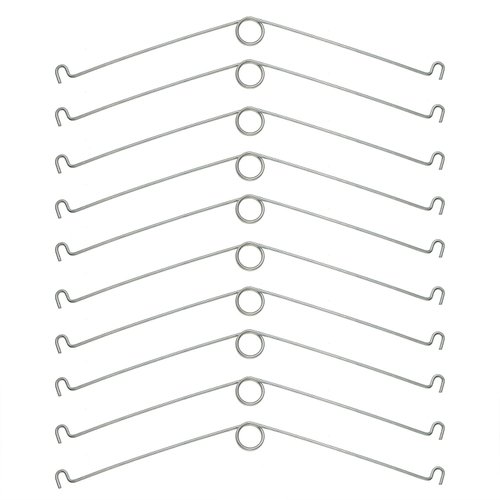 DGHAOP 10pcs Metal Recessed Light Spring Clips Recessed Lighting Trims 7.9" Torsion Spring Recessed Lighting Accessories
