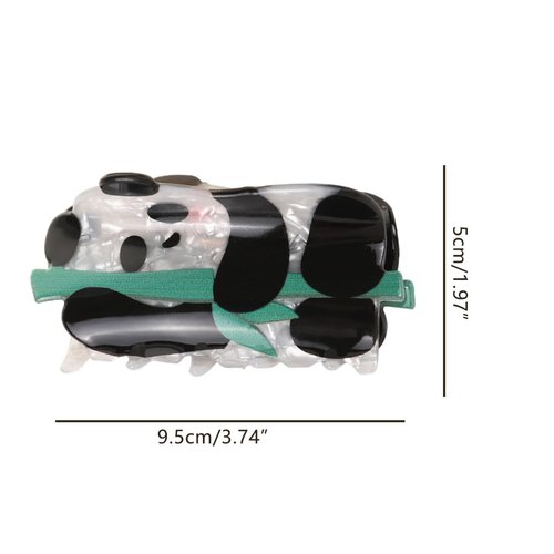 Novelty Panda Claw Clip,Acrylic Claw Clip for Women,Funny Hair Clip,Fashion Claw Clip