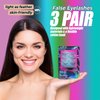 Profusion Cosmetics Sea Witch 3 Pair Faux Mink False Eyelashes Set, Luxurious Hand Made Wispy Lashes for Mesmerizing and Stunning Eye Looks, Unleash Mystical Beauty that Captivates from Day to Night