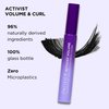 Pacifica Beauty | Activist Curling Mascara | Black | Volume and Length | Vegan Brush | Glass Tube | Clean Eye Makeup | Plant-Fibers | Microplastic + Nylon 6 Free | Vegan, Talc-Free, Cruelty-Free